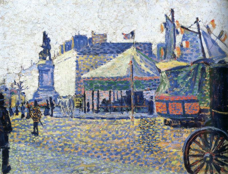 Paul Signac place clichy China oil painting art